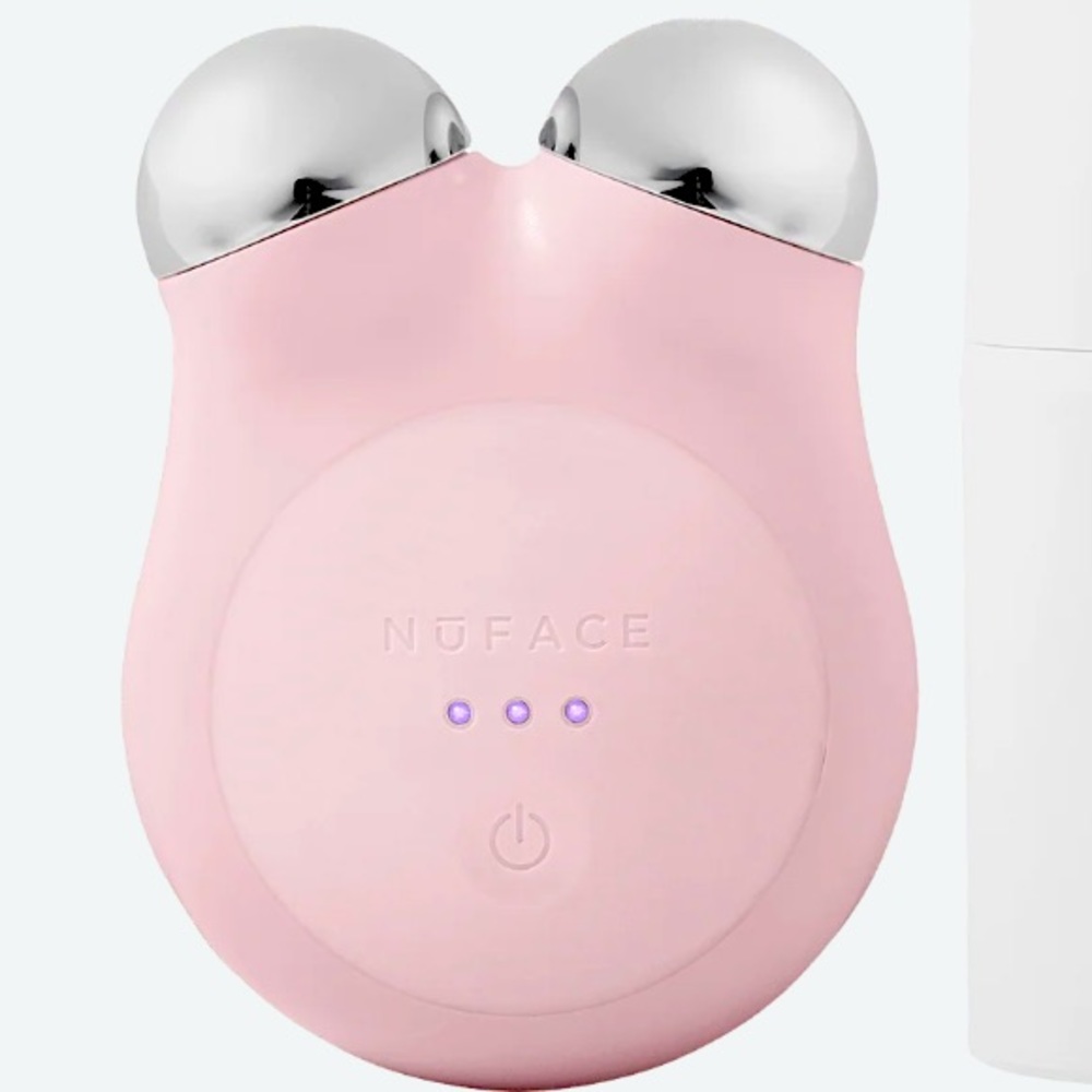 NuFACE Mini + micro current facial toner, pink, used once and cleaned